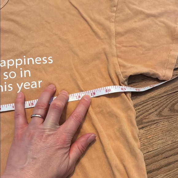 Aerie Tan Short Sleeve Oversized Tee - Picture 6 of 9